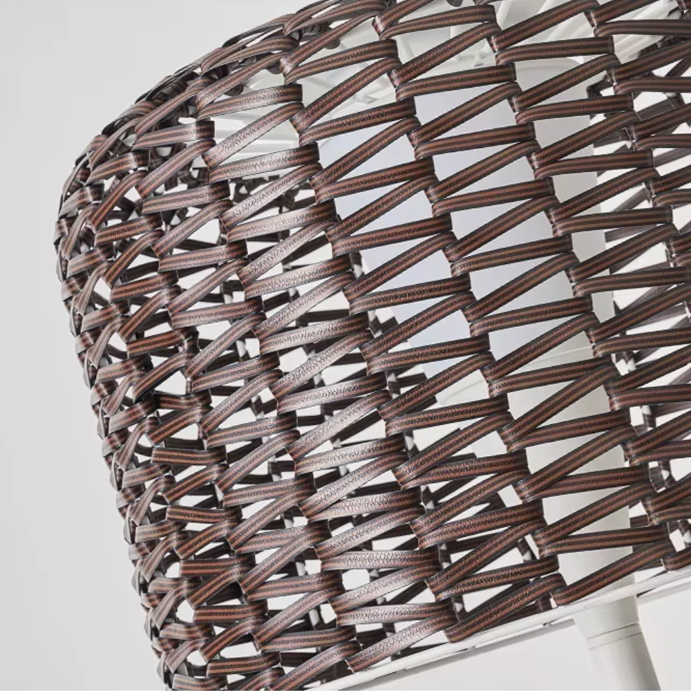 Elegant | Solar Garden Lights with Integrated LED & Waterproof Rattan Design for Stylish Outdoor Ambiance