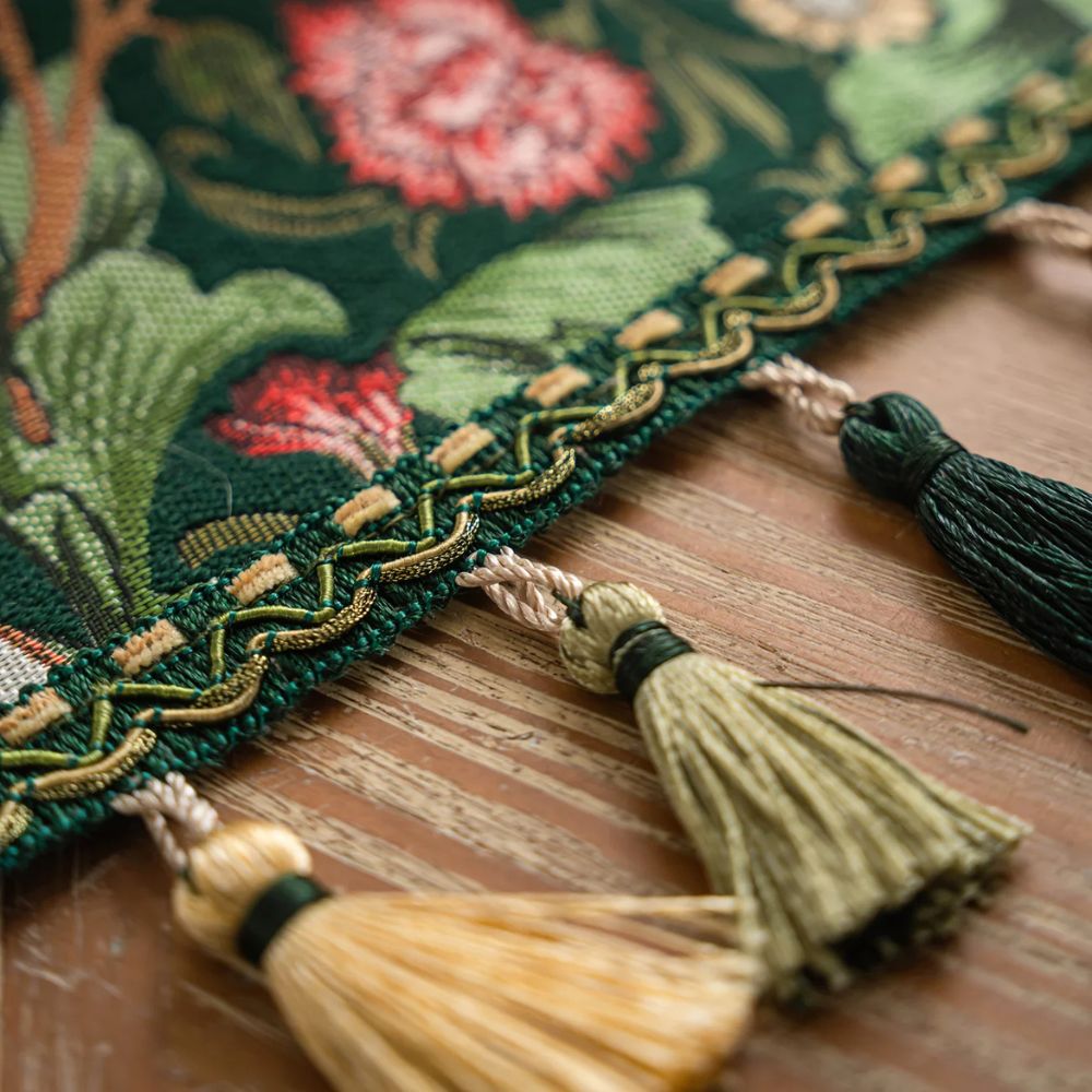 Flora Vine Embroidered Table Runner 6