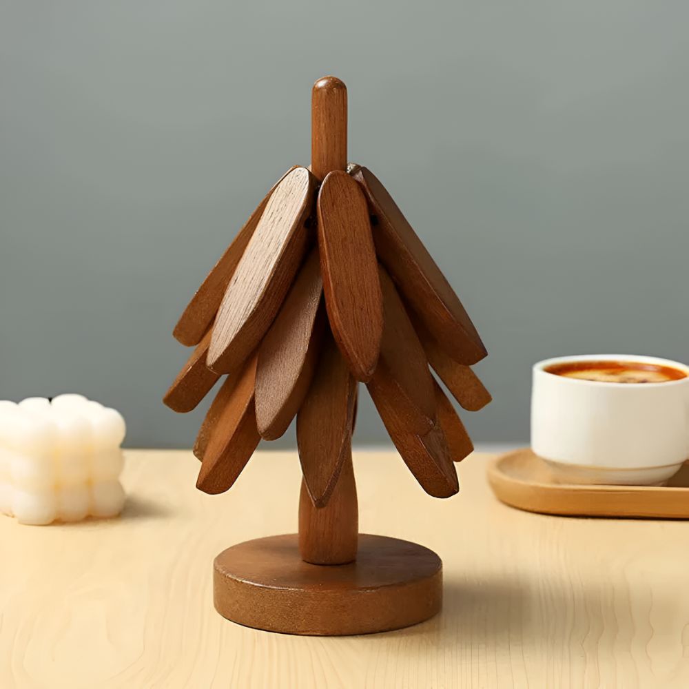 Foldable Wooden Trivets | 3 Pcs Set 0