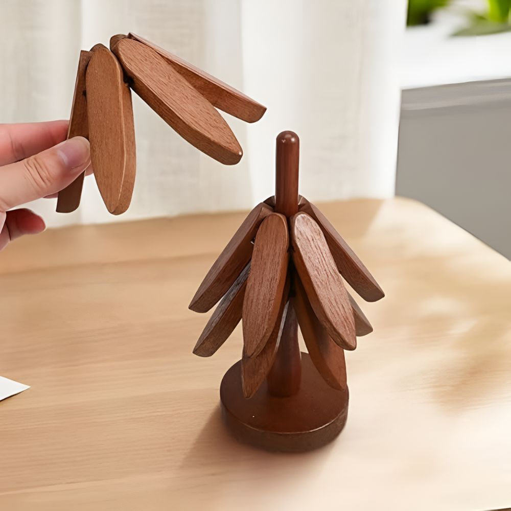 Foldable Wooden Trivets | 3 Pcs Set 4