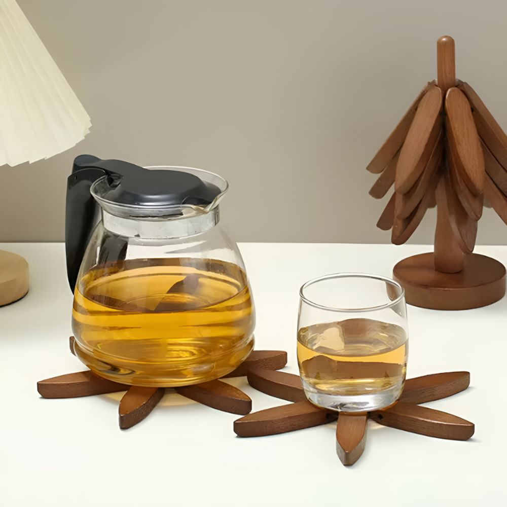 Foldable Wooden Trivets | 3 Pcs Set 7