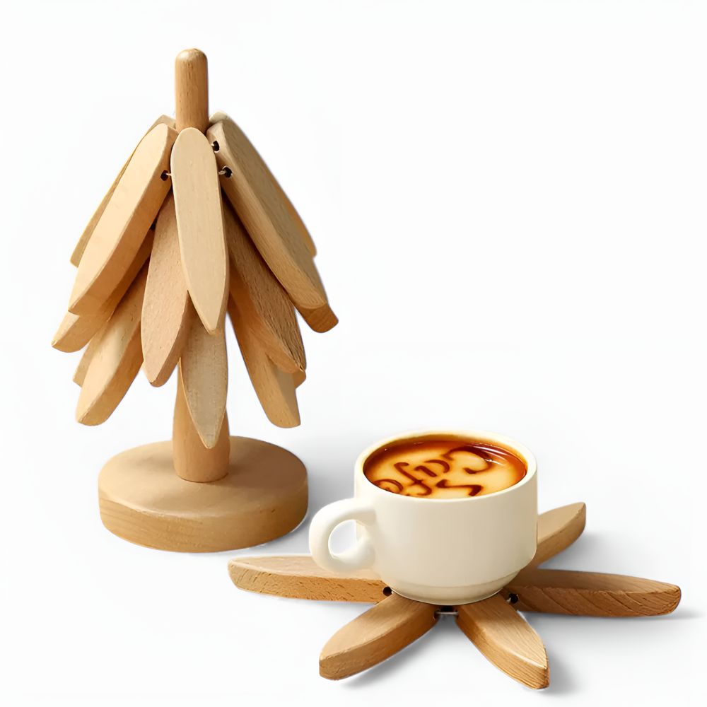 Foldable Wooden Trivets | 3 Pcs Set 9