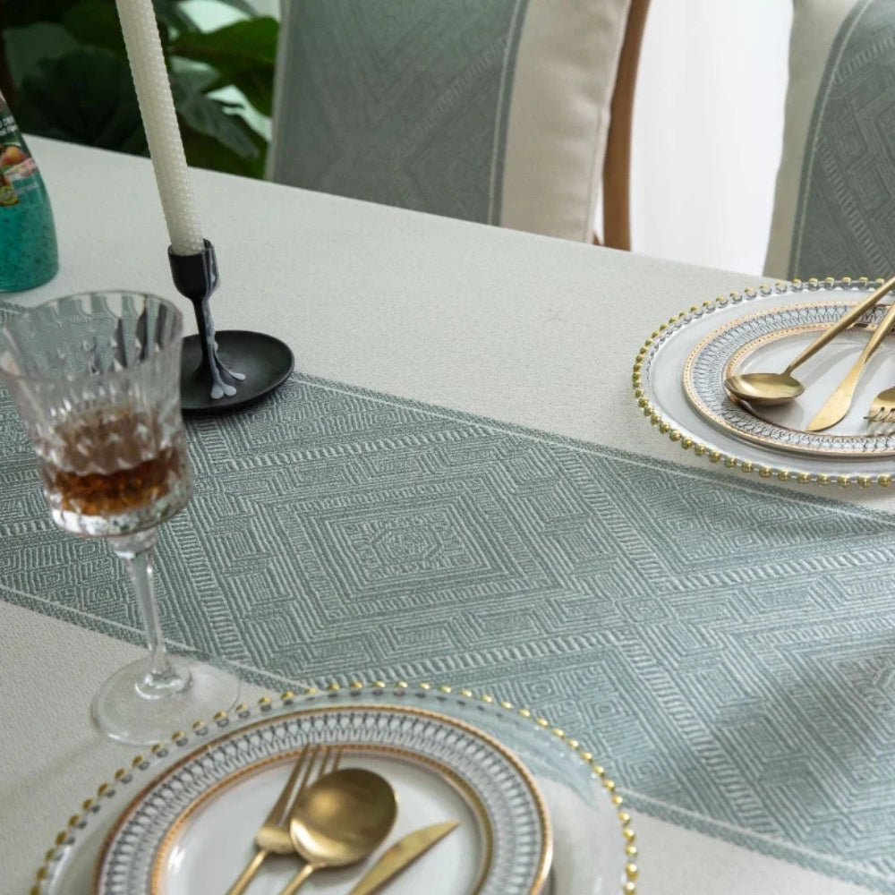 Glisstra Geometric Tassel Tablecloth 7