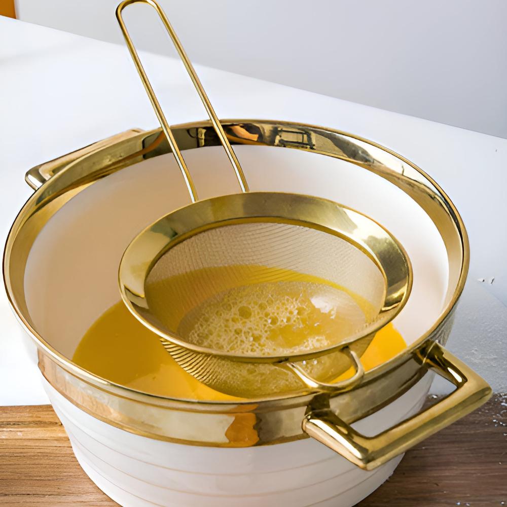 Gold Fine Mesh Strainer 7