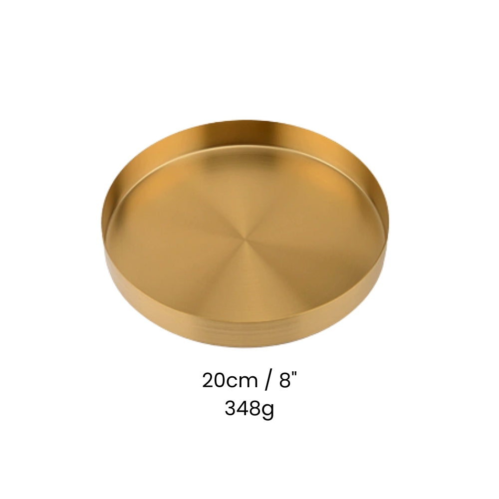 Gold Stainless Steel Tray 2