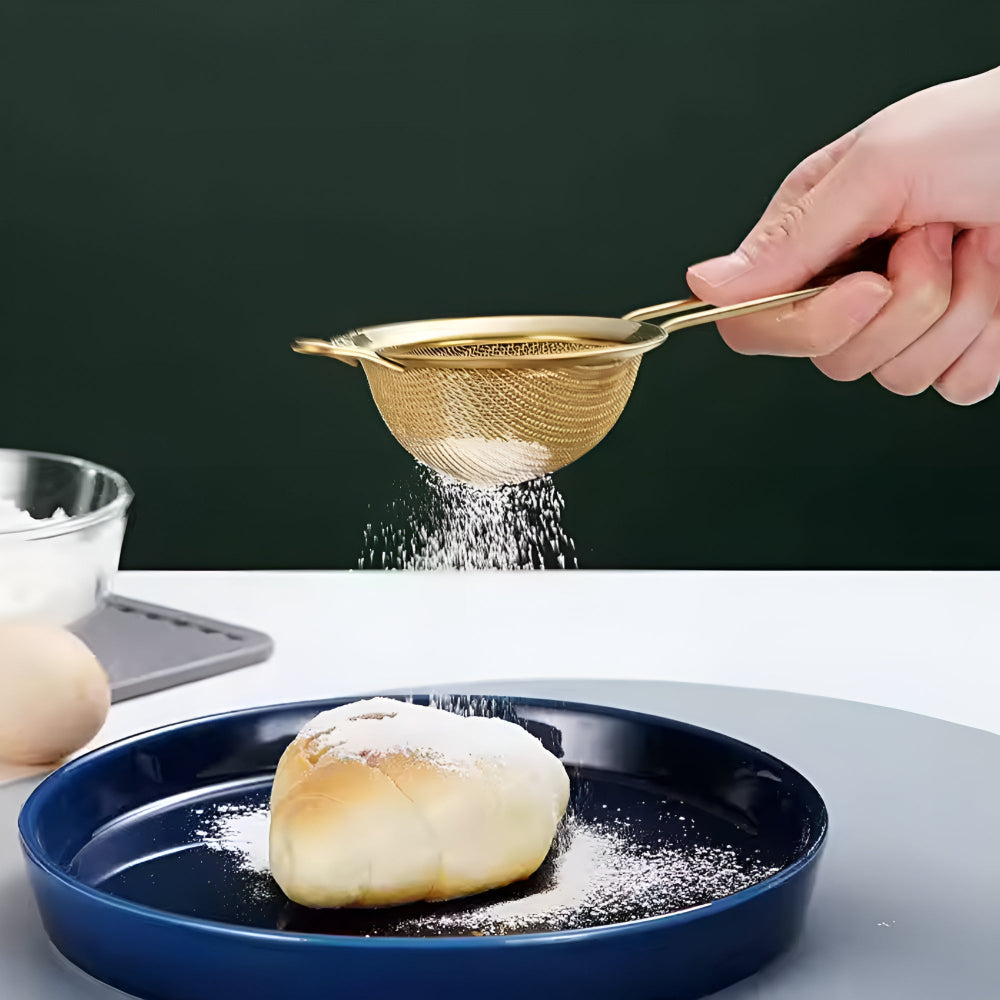 Golden Iron Fine Mesh Strainer 6