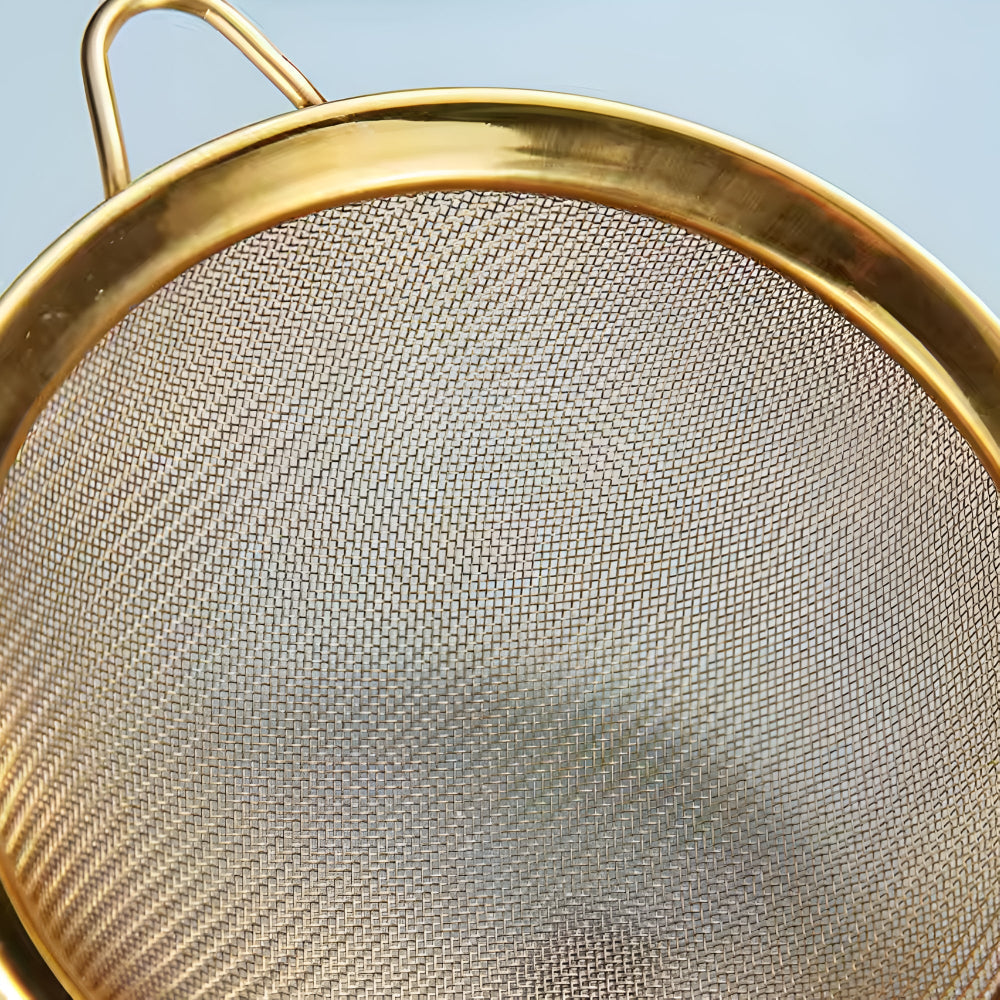 Golden Iron Fine Mesh Strainer 7