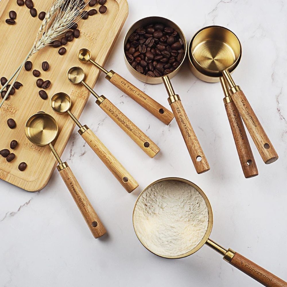 Golden Measuring Spoon Set 1