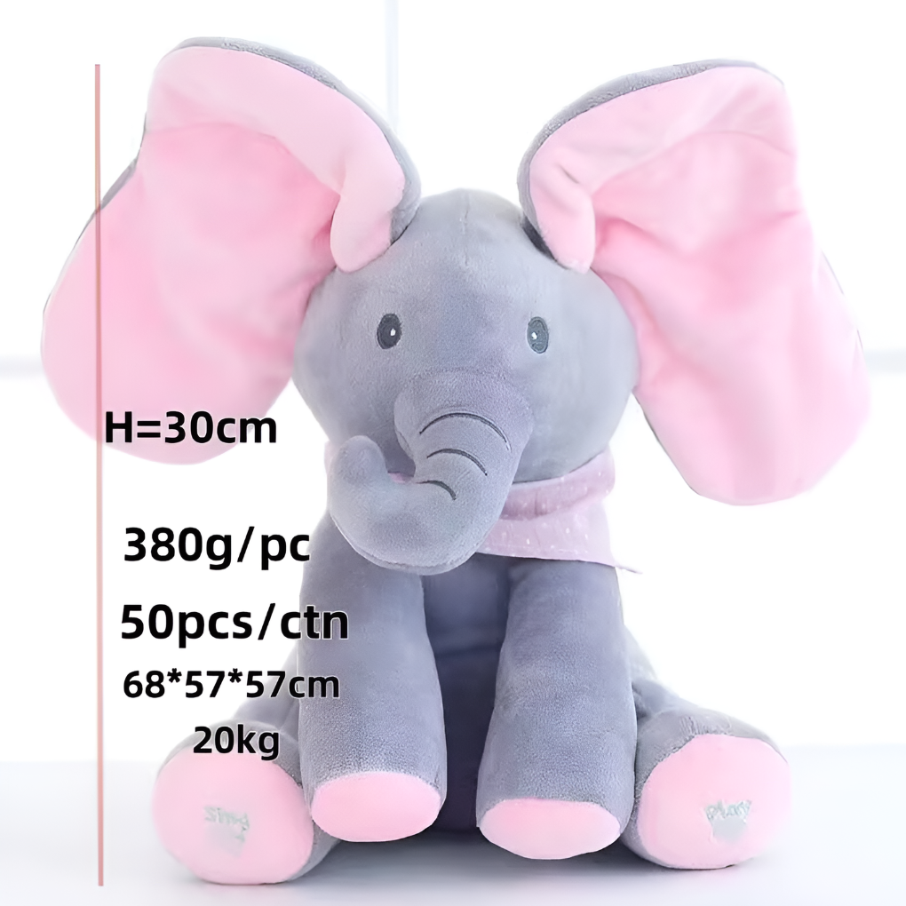 Peek-a-boo Elephant Plush Toy