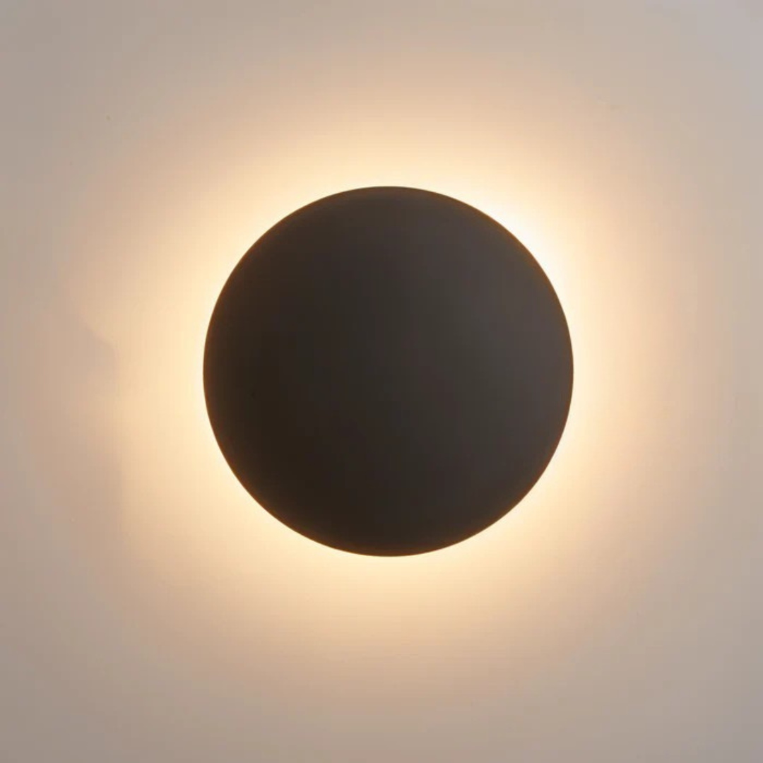 Halo Collection | Wall Light Sconce with Layered Disc Design | Modern Illumination for Cozy Spaces