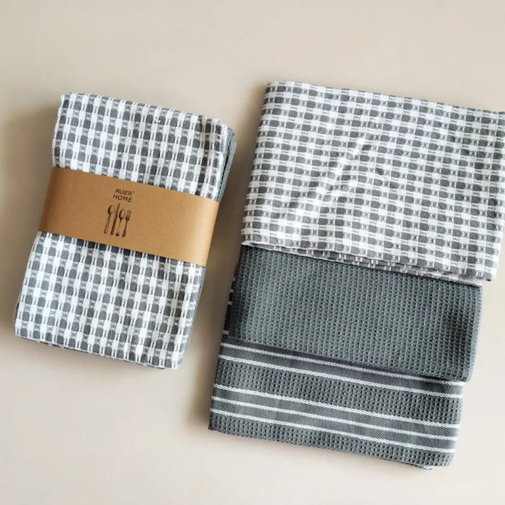 Home Essentials Kitchen Tea Towels Set 4