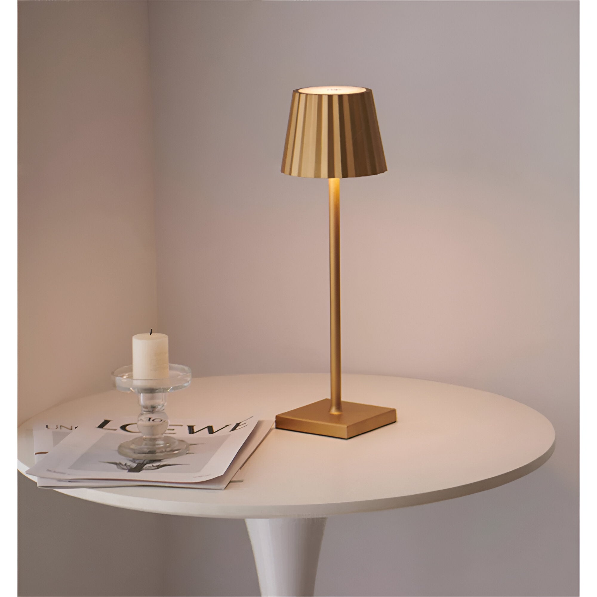 LED Cordless Table Lamp | Touch-Dimmable Modern Design