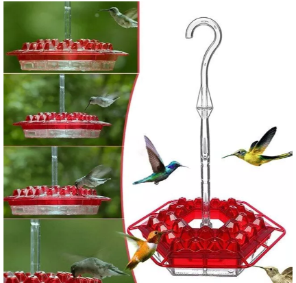 Hummingbird Feeder | 30 Feeding Ports with Ant Moat | Easy Fill Design for Attracting Hummingbirds 4
