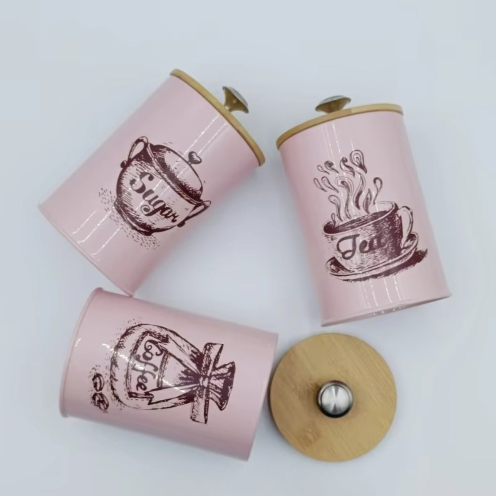 Iron Airtight Storage Canister | 3pcs Set 3