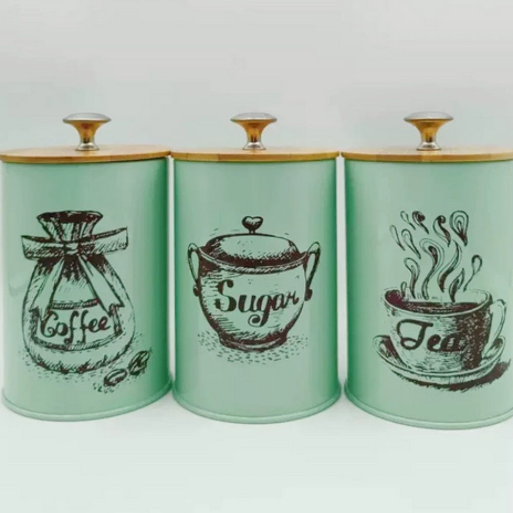 Iron Airtight Storage Canister | 3pcs Set 7