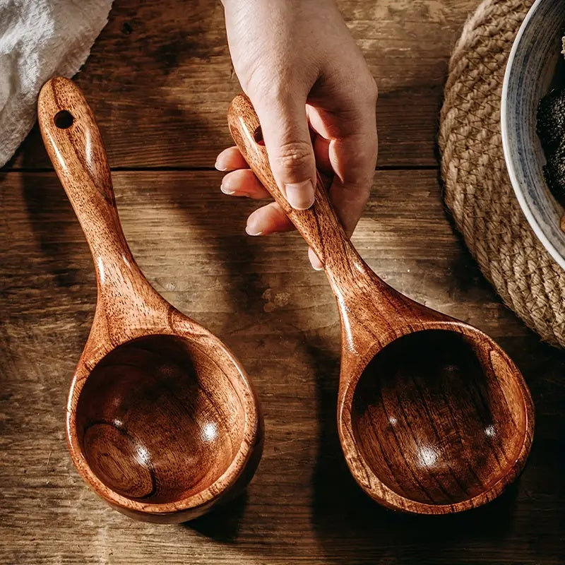 Large Wooden Multi-Purpose Scoop- 1pc 0