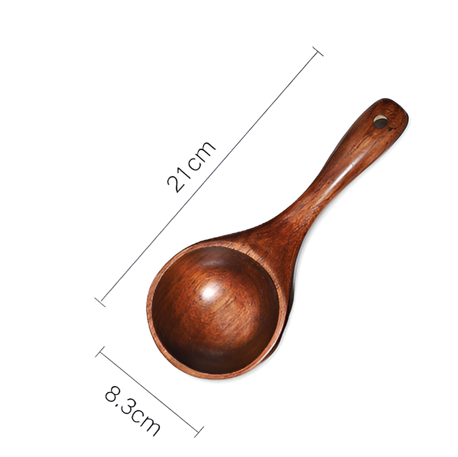 Large Wooden Multi-Purpose Scoop- 1pc 6