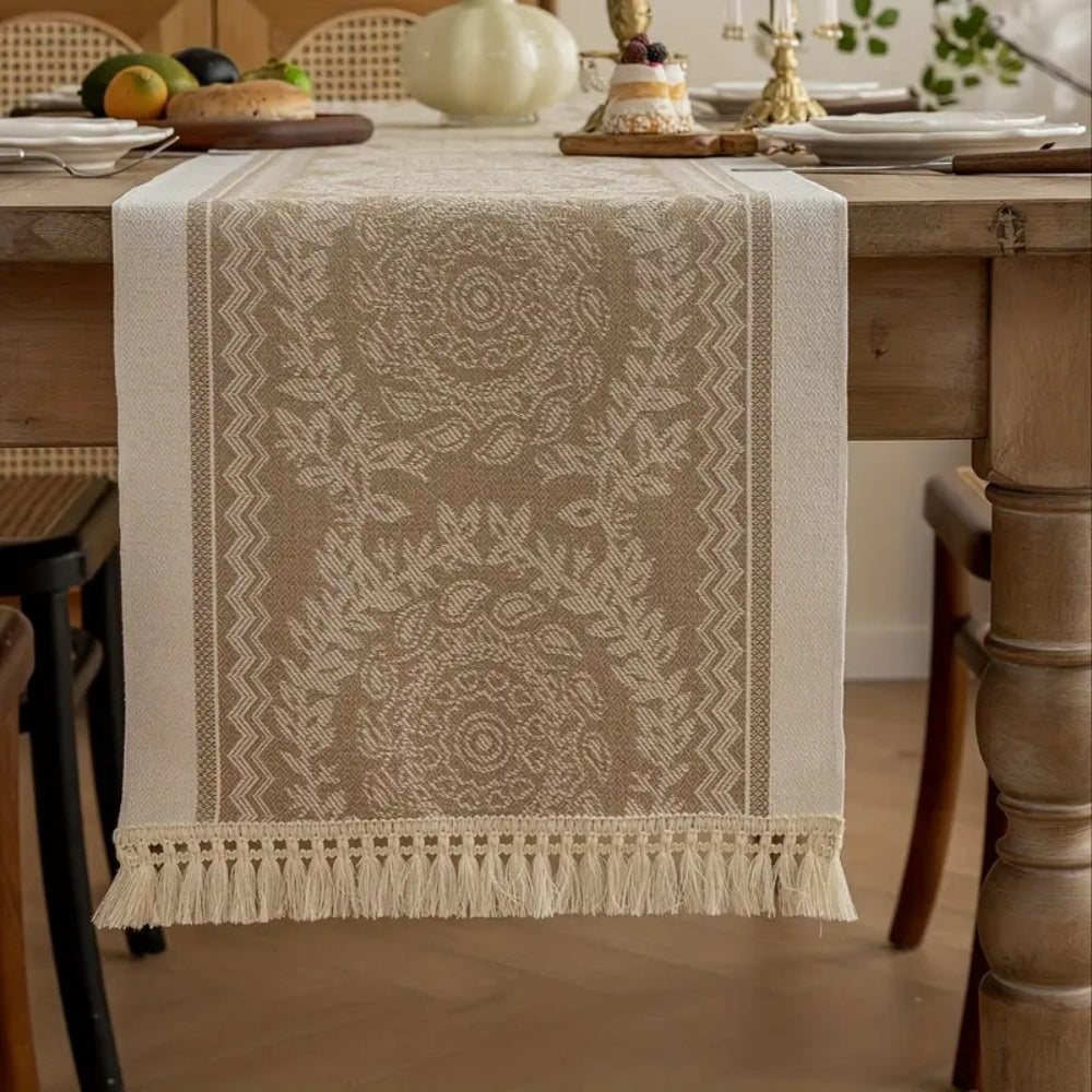 Leona Luxury Linen Table Runner 5