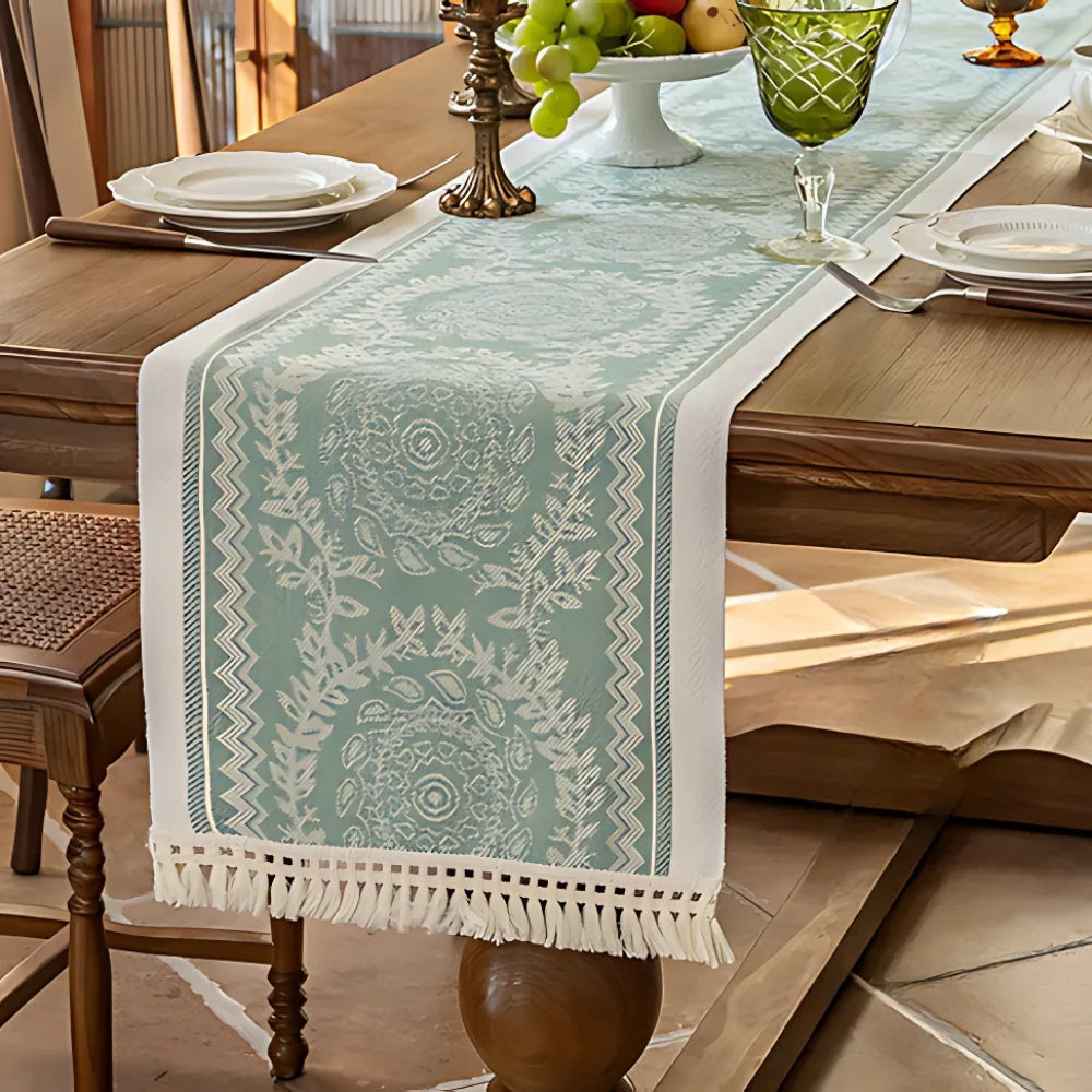 Leona Luxury Linen Table Runner 6