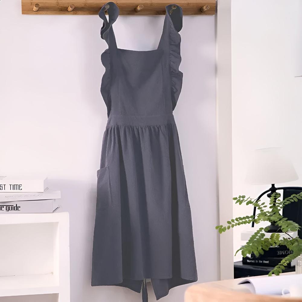 Lotus Leaf Lace Apron 6