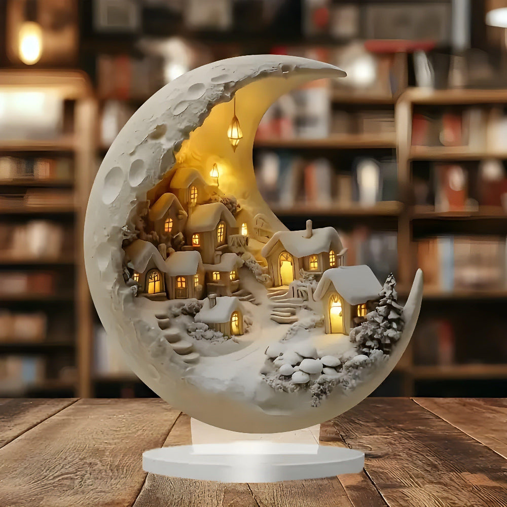 Moon Village Table Lamp | Warm decorative glow
