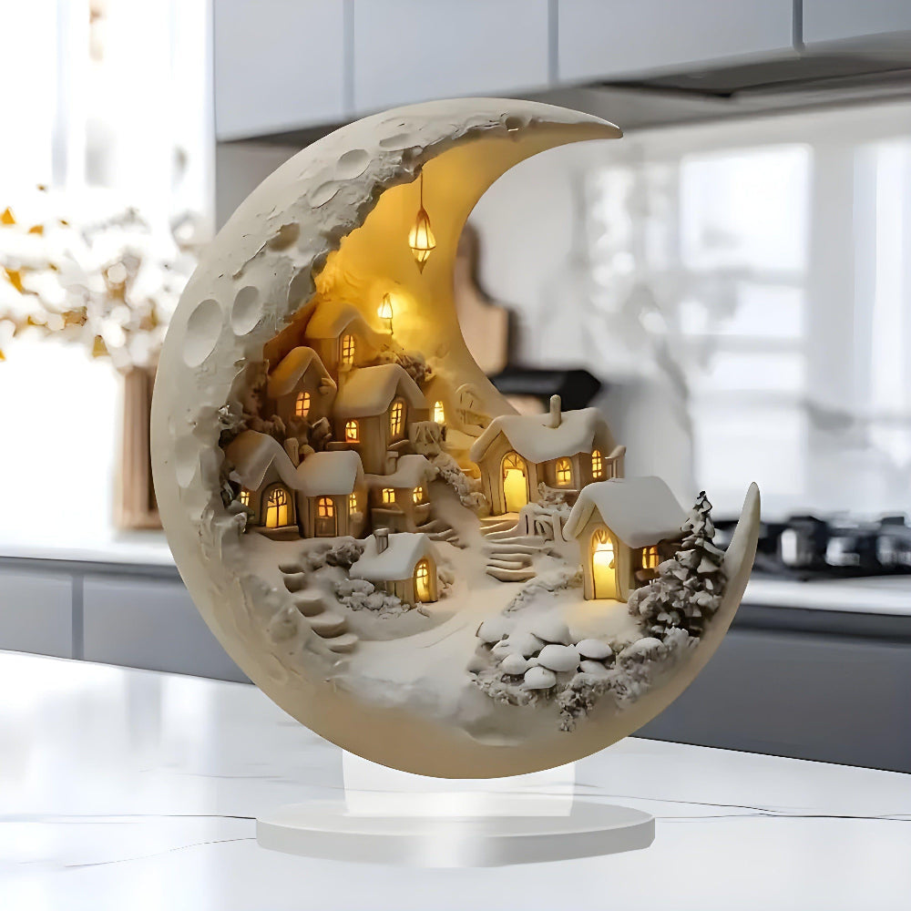 Moon Village Table Lamp | Warm decorative glow