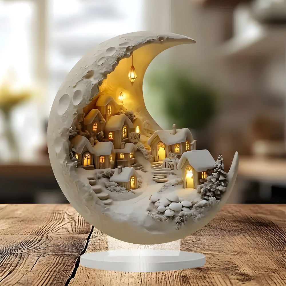 Moon Village Table Lamp | Warm decorative glow