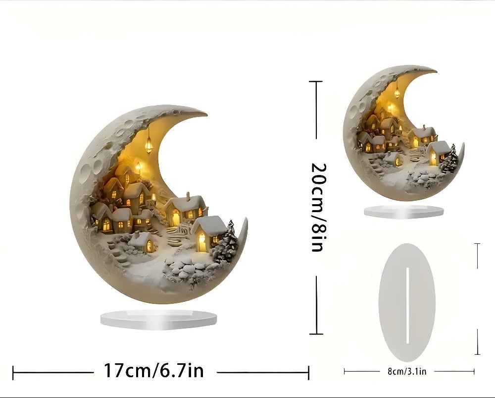 Moon Village Table Lamp | Warm decorative glow
