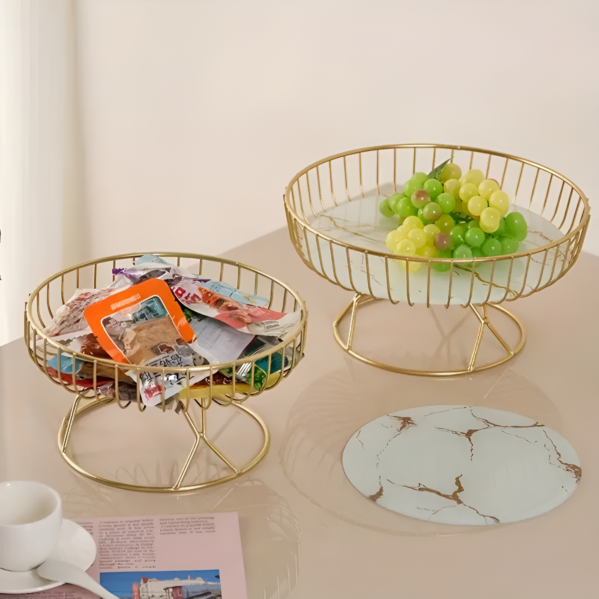 Luxury Ceramic Marble Serving Tray 2