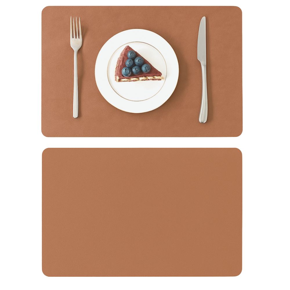 Luxury Vintage Leather Placemat 0