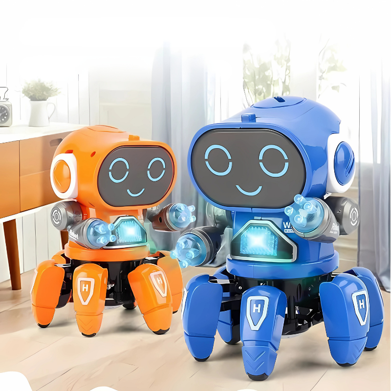 Electric Musical Light-Up Dancing Robot Toy
