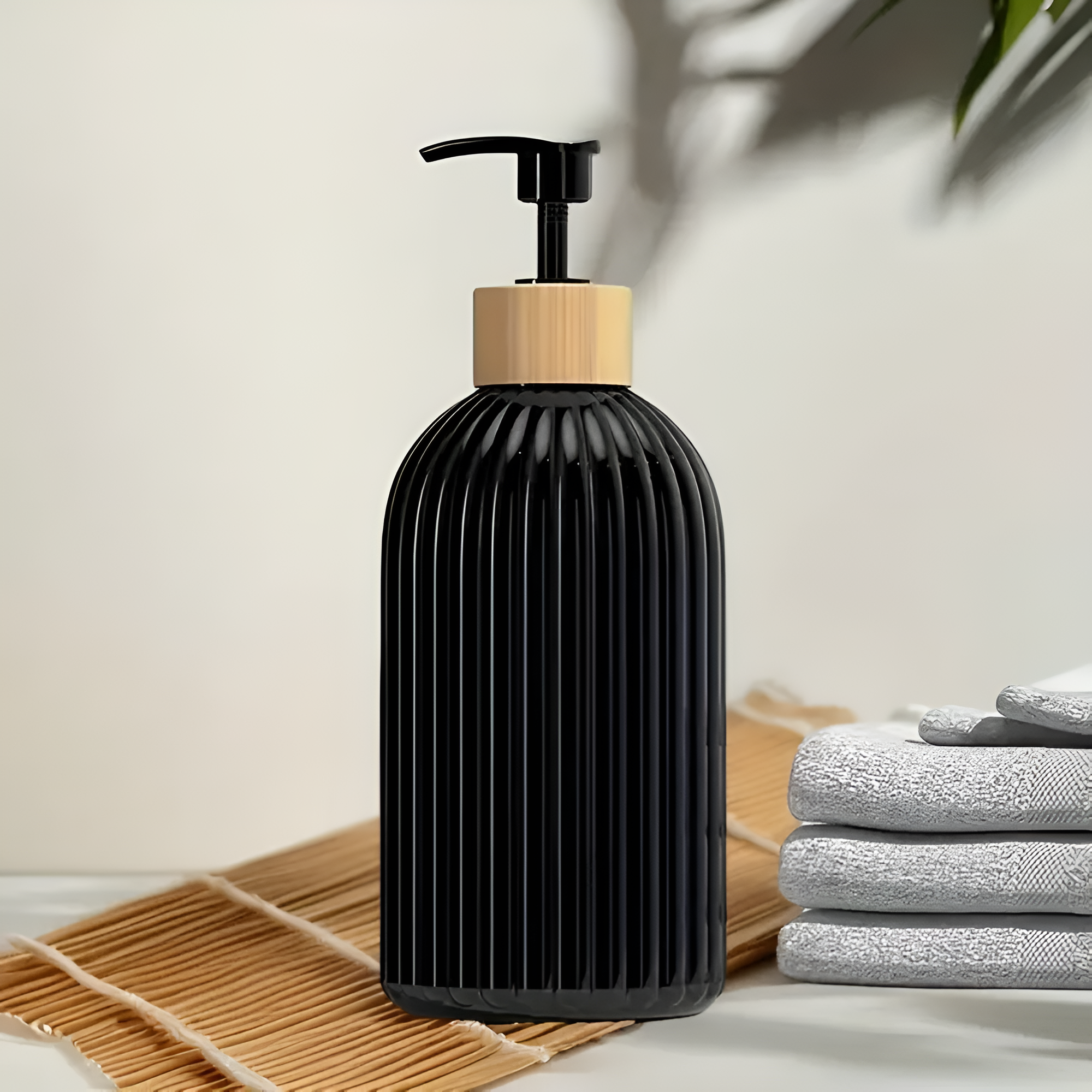 Minimalist Bamboo Pump Soap Dispenser 6