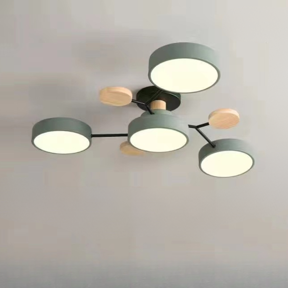 Modern Chandelier Light | Adjustable Brightness Flush Mount for Elegant Home Illumination 0
