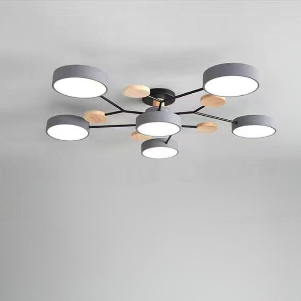 Modern Chandelier Light | Adjustable Brightness Flush Mount for Elegant Home Illumination 5
