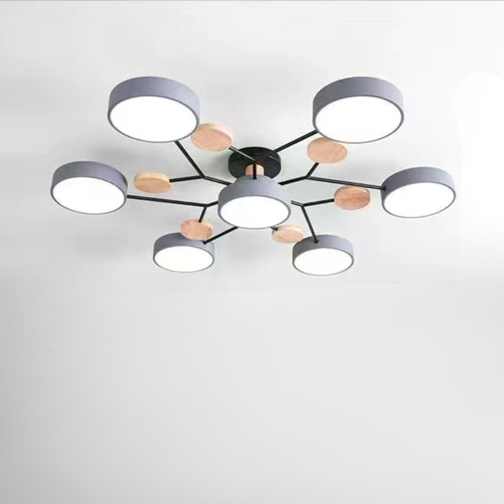 Modern Chandelier Light | Adjustable Brightness Flush Mount for Elegant Home Illumination 6