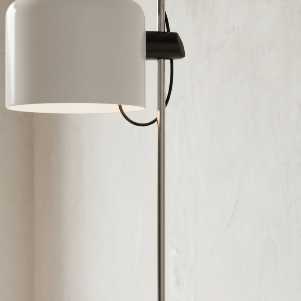 Modern Floor Lamp | Adjustable Black Standing Lamp with Flexible Illumination | Stylish Lighting Solution for Contemporary Spaces
