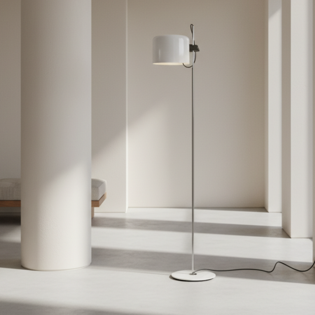 Modern Floor Lamp | Adjustable Black Standing Lamp with Flexible Illumination | Stylish Lighting Solution for Contemporary Spaces