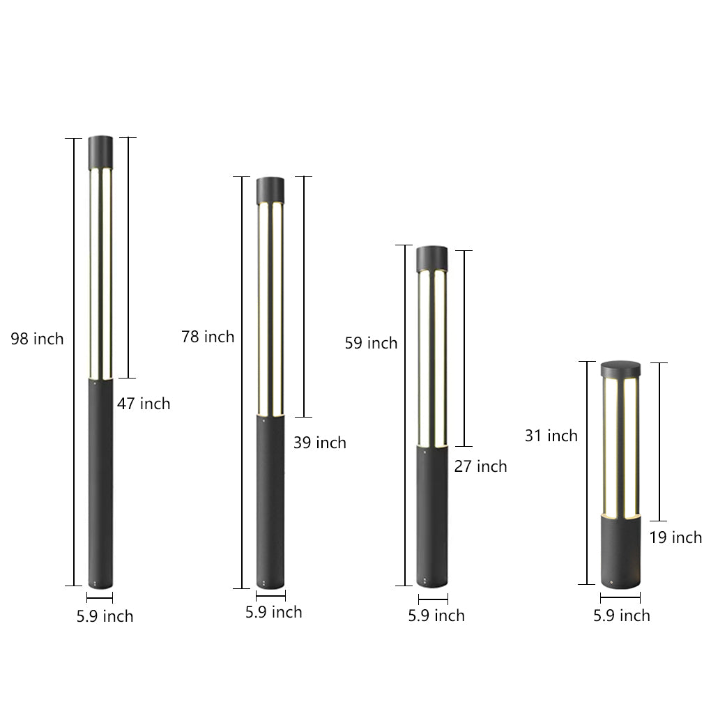 Modern LED Garden Light | IP54 Waterproof Bollard for Elegant Outdoor Illumination 6