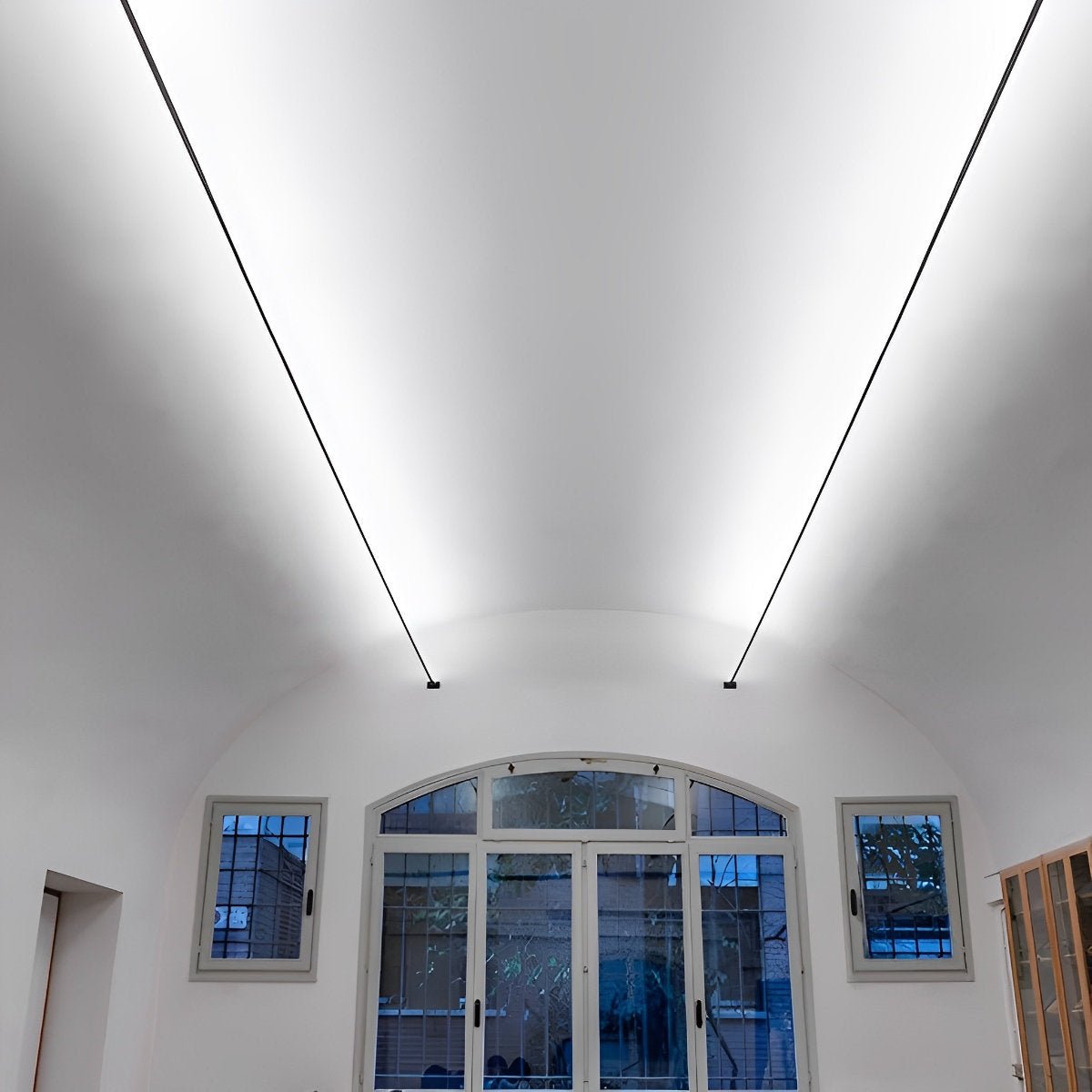 Modern Linear LED Strip Light with Rotatable Base for Adjustable Illumination | Flexible Indoor Lighting Solution