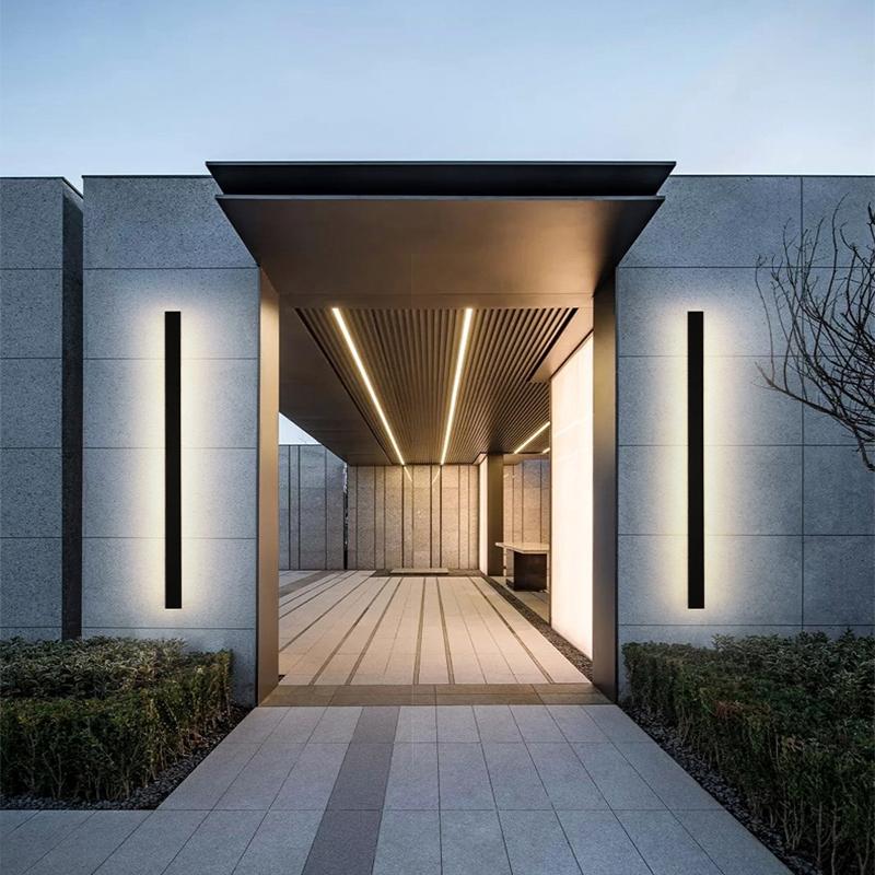 Modern Outdoor Wall Light Sconce with Energy-Efficient LED | Black Design for Enhanced Curb Appeal 0