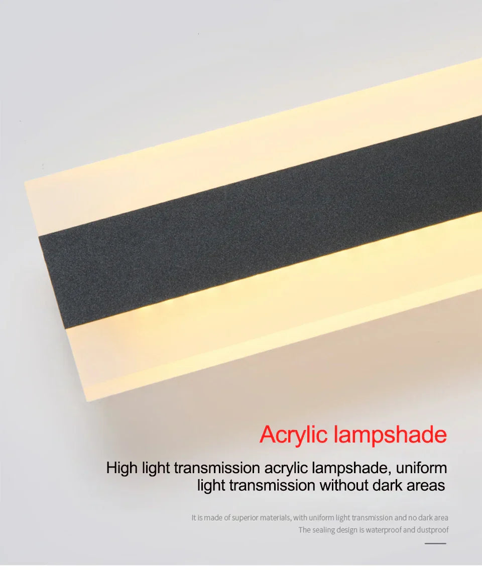 Modern Outdoor Wall Light | Waterproof LED Sconce with Elegant Design | Durable Exterior Lighting for Gardens and Patios 4