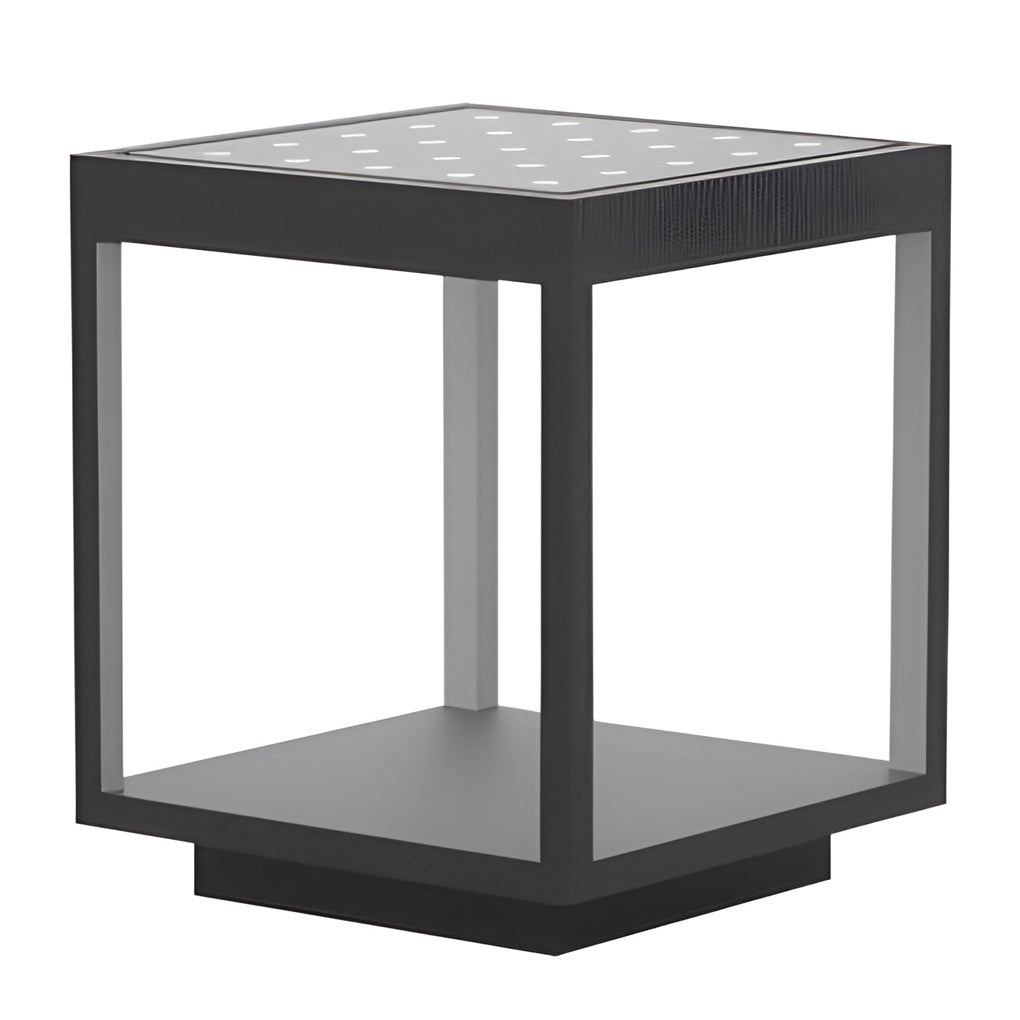 Modern Solar Outdoor Post Light with Warm White Glow | Stylish Illumination for Gardens and Patios 8