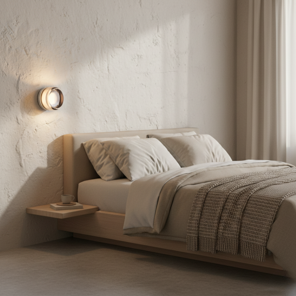 Modern Wall Sconce Lighting with Textured LED Glow | Minimalist Design for Ambient Illumination