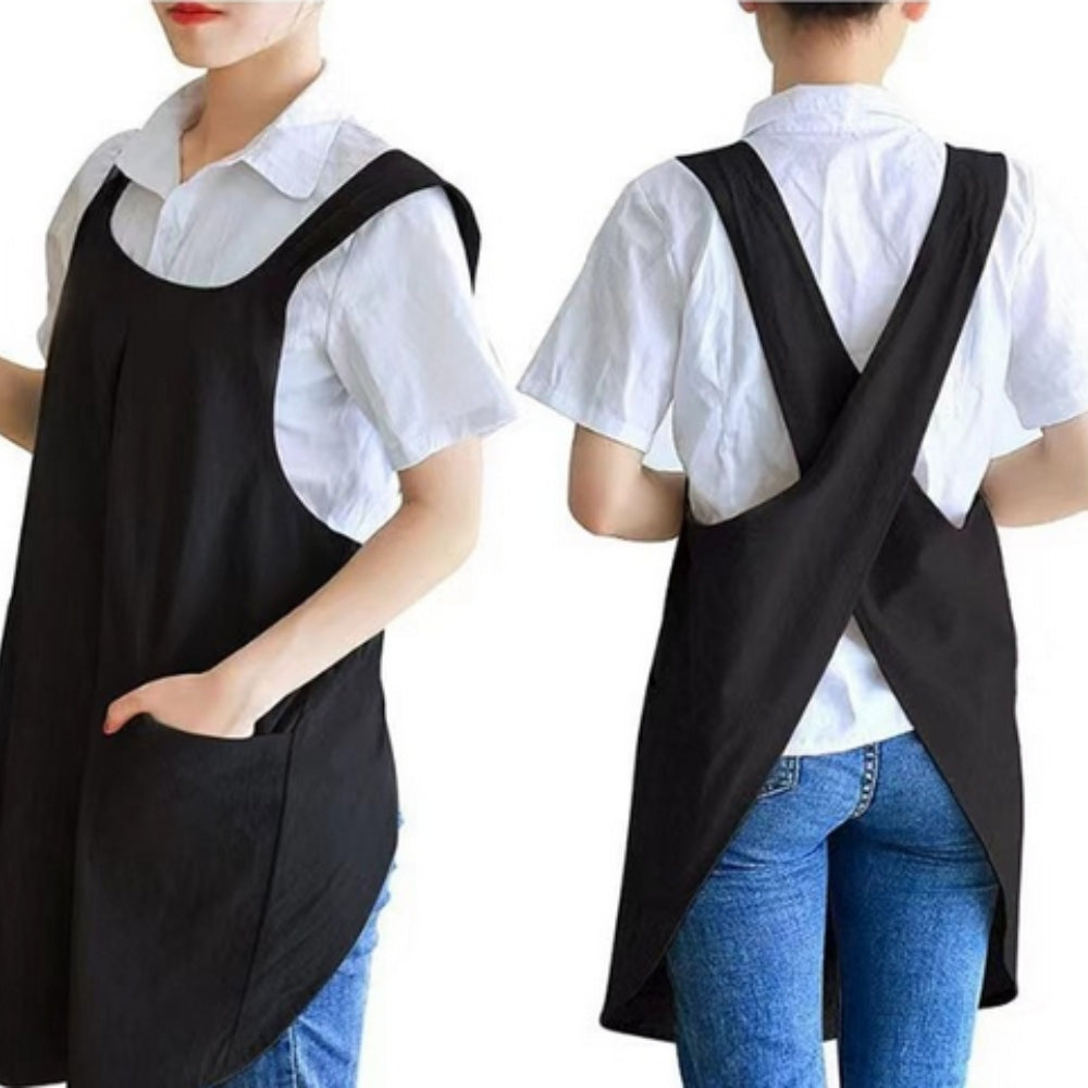 Nari Korean-Inspired Cross-Back Apron 5
