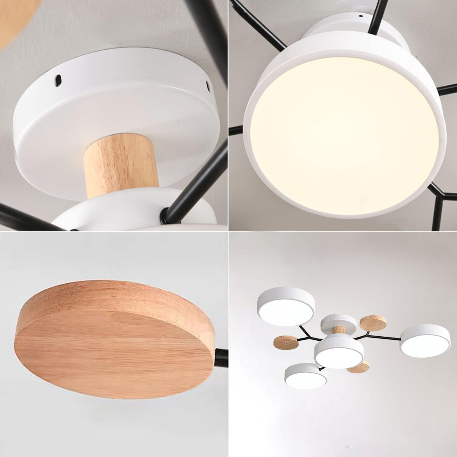 Naturalis | Elegant Organic Metal Ceiling Lamp for Dining Room Lights 3