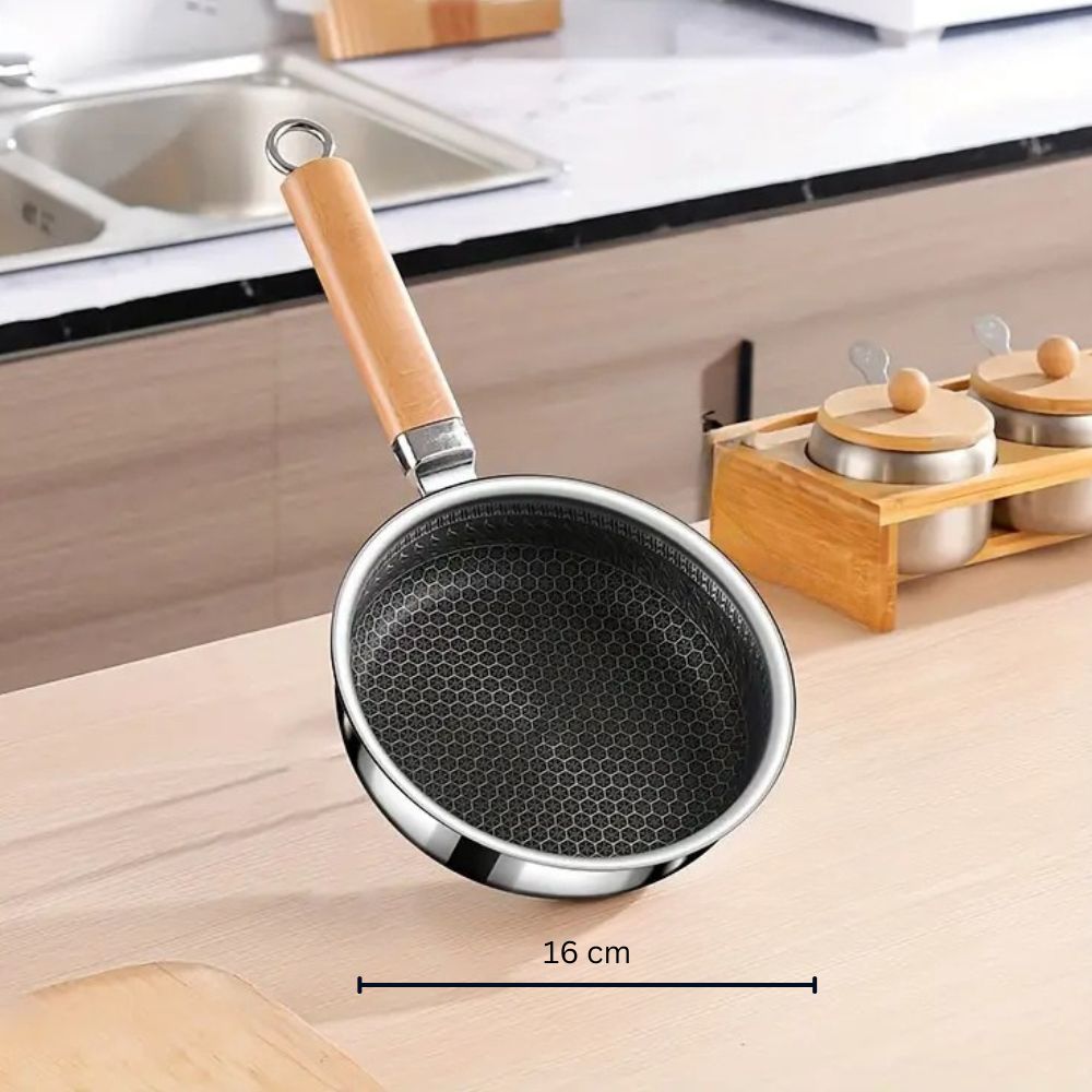Nature Grip Stainless Steel Pan 0