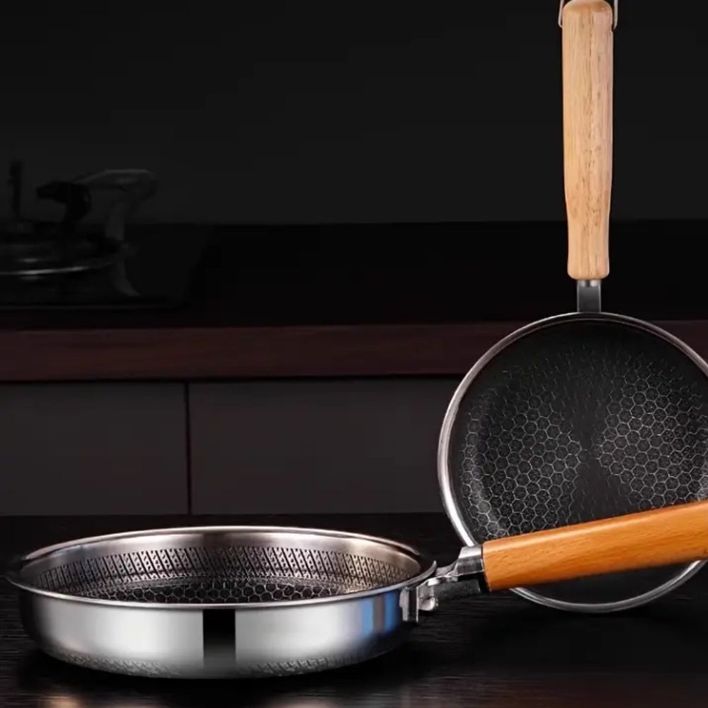 Nature Grip Stainless Steel Pan 1