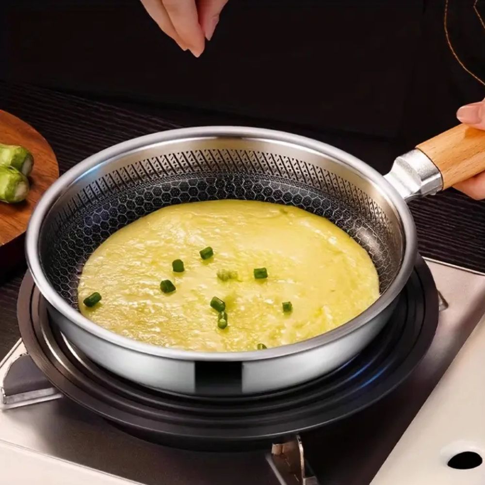 Nature Grip Stainless Steel Pan 2
