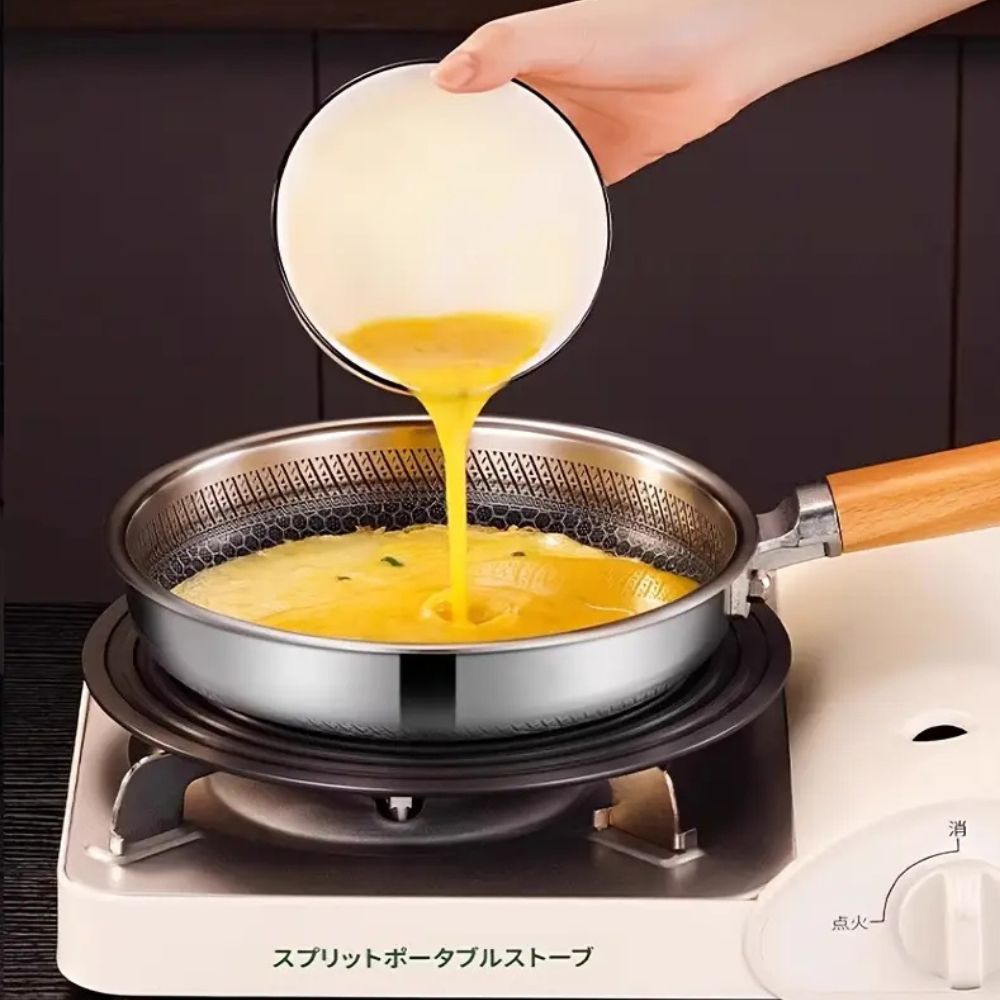 Nature Grip Stainless Steel Pan 4