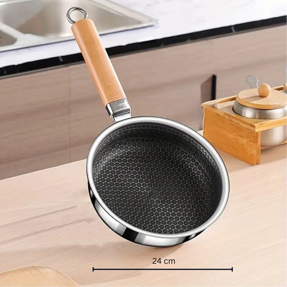 Nature Grip Stainless Steel Pan 6